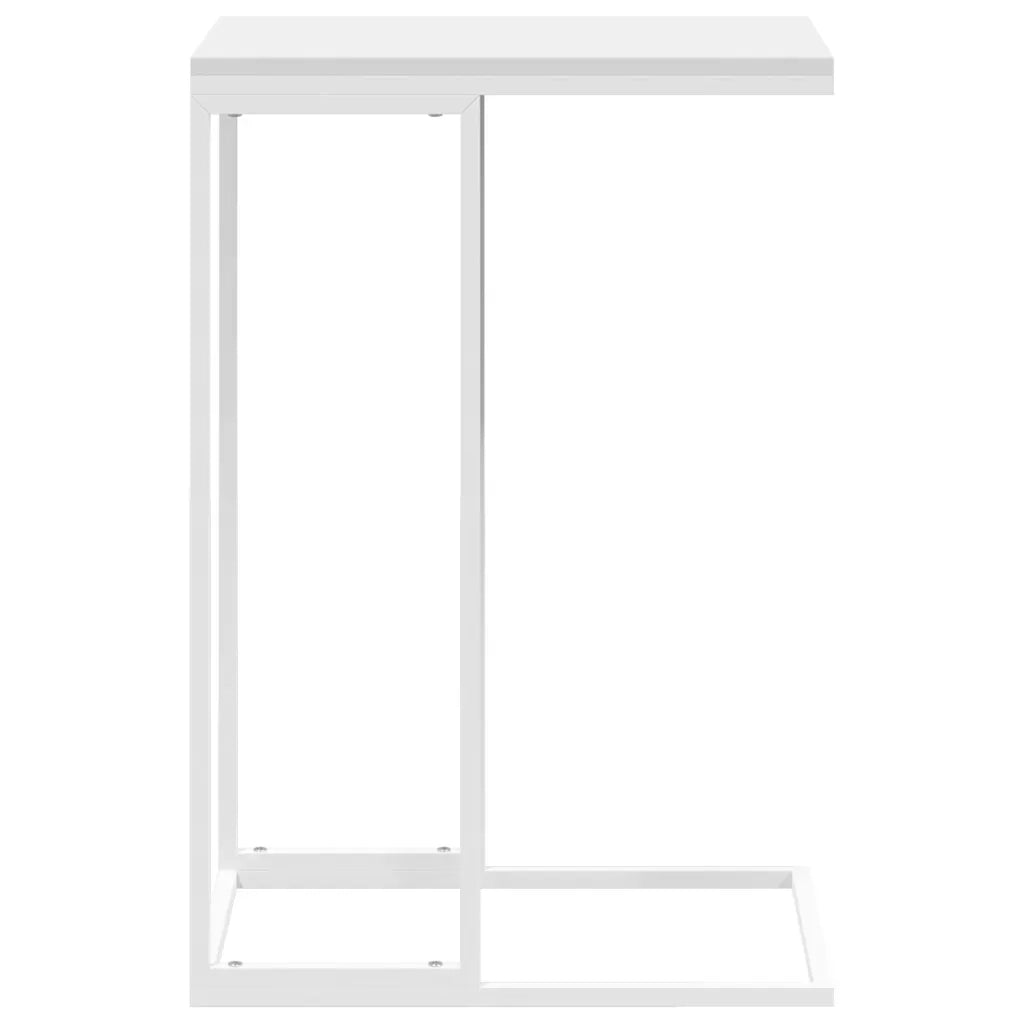 Tavolino da Salotto Bianco 40x30x59 cm in Legno Multistrato 336131