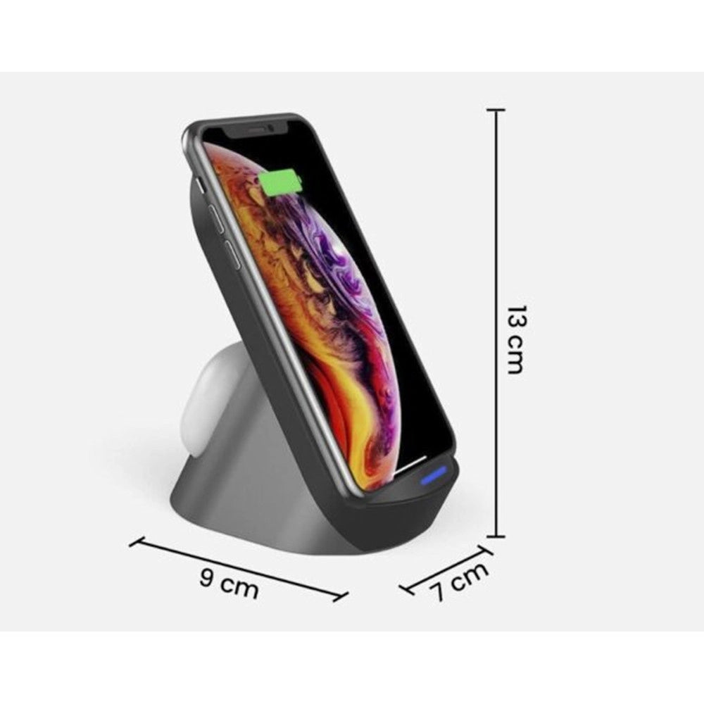 Trade Shop - Caricabatterie Supporto Di Ricarica Rapida Wireless 20w 3in1 Smartphone Smartwatch Q-wx600 -