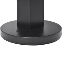 Posacenere a Colonna Ø32 cm in Metallo Nero Opaco 2L per Esterno