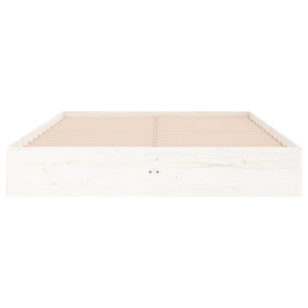 Giroletto Bianco in Legno Massello 120x190 cm Small Double 820073