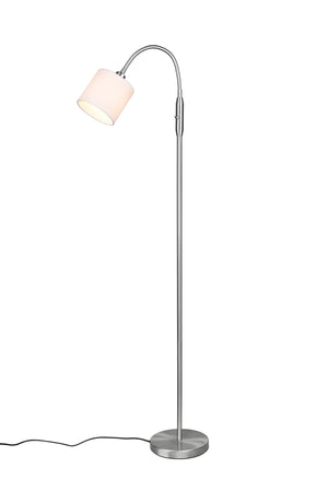 Piantana da Interno  E14 in Metallo Nickel Opaco