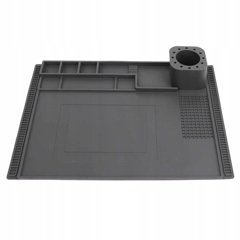 Tappetino Antistatica in Silicone FixZone ProSilica ESD 40x30 – Resistenza 500°C | 120 Scomparti