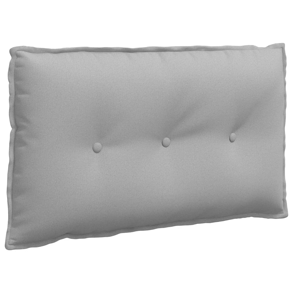 Cuscino per Schiena Grigio Nuvola 80 x 19 x 50 cm Tessuto 42014714