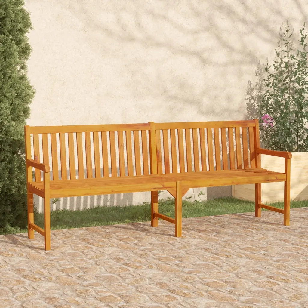 Panchina da Giardino 219 cm in Legno Massello d'Acacia 316613