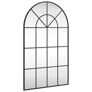 Specchio da Parete | Specchio decorativo Nero 60x100 cm Arco in Ferro