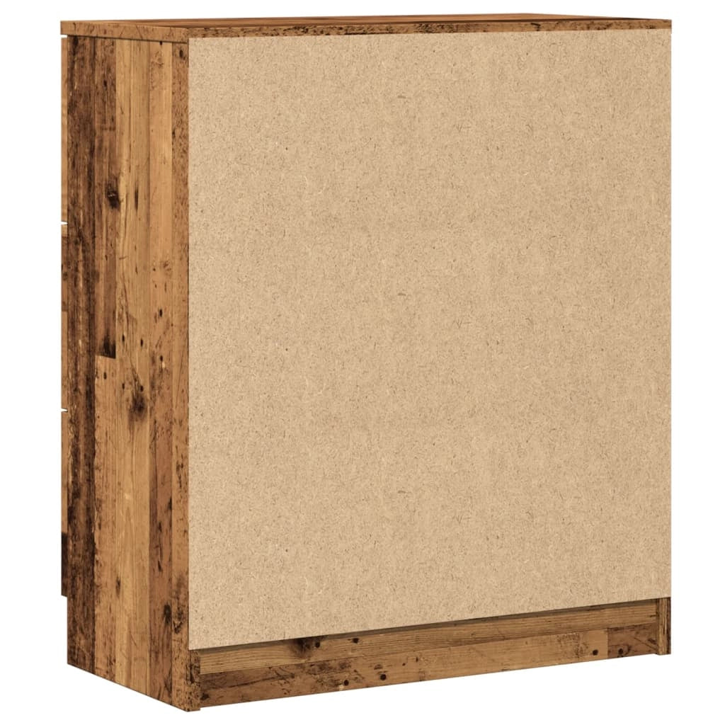 Buffet credenza cassettiera armadio mobile contenitore organizer cucina soggiorno salotto legno vecchio 60 x 30 x 70 cm legno ingegnerizzato marrone 02_0036601