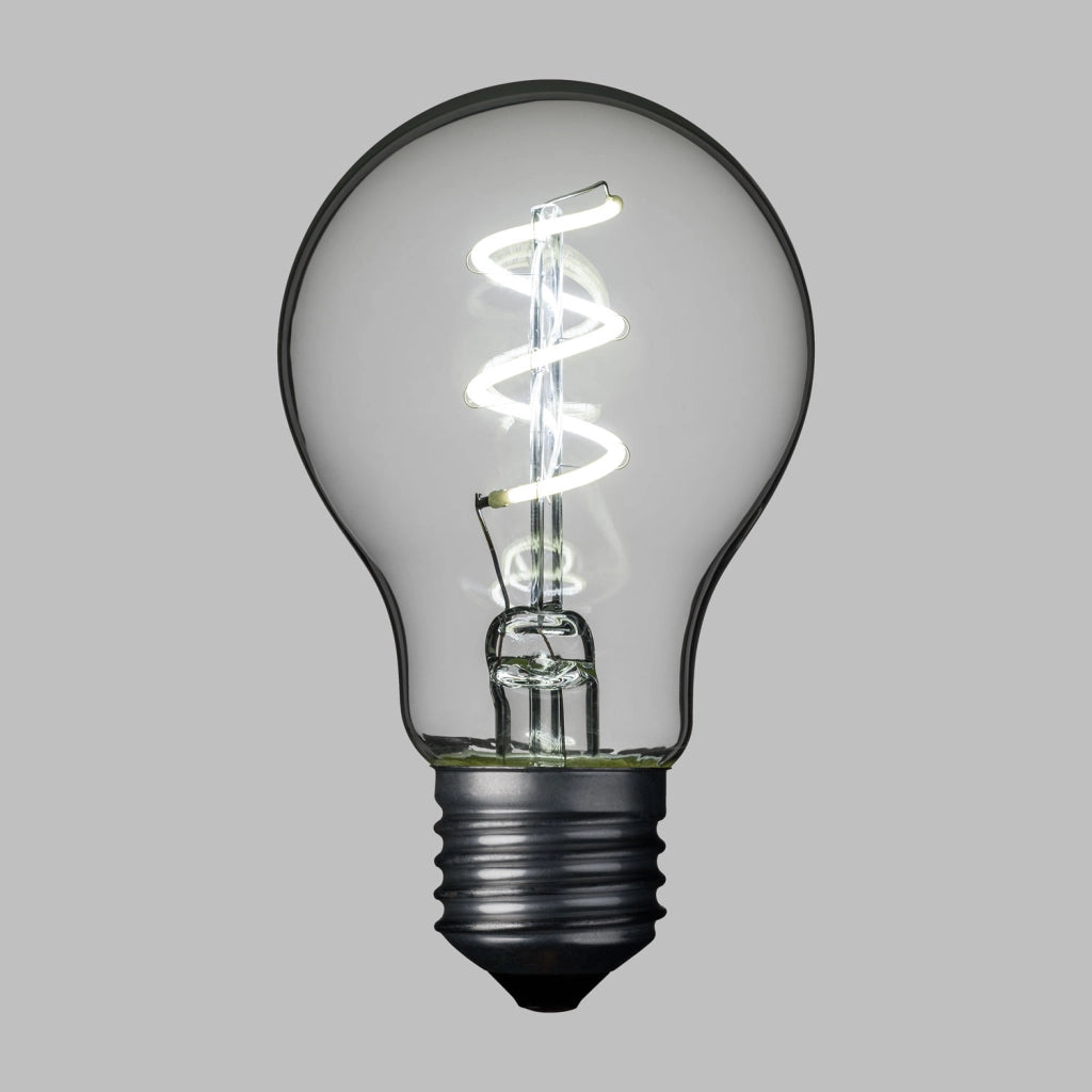 Lampada E27 36V goccia spiral Ø60mm