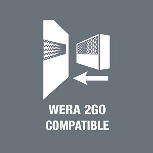 Wera 05130110001 Chiave Dinamometrica Meccanica 1-4'' 2,5 - 25 Nm Acciaio con Custodia Inclusa colore Nero Verde