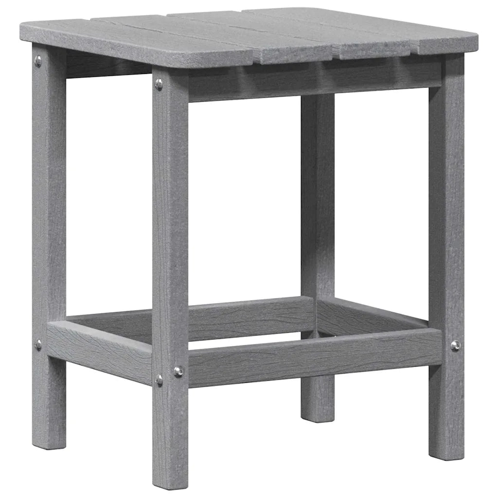 Tavolo laterale Grigio chiaro 38 x 38 x 46 cm Polietilene 42006636