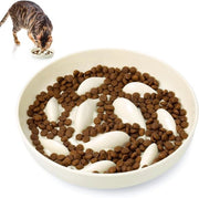 Slow Feeder Antiscivolo per Gatti e Piccoli Cani 16 cm x 16 cm
