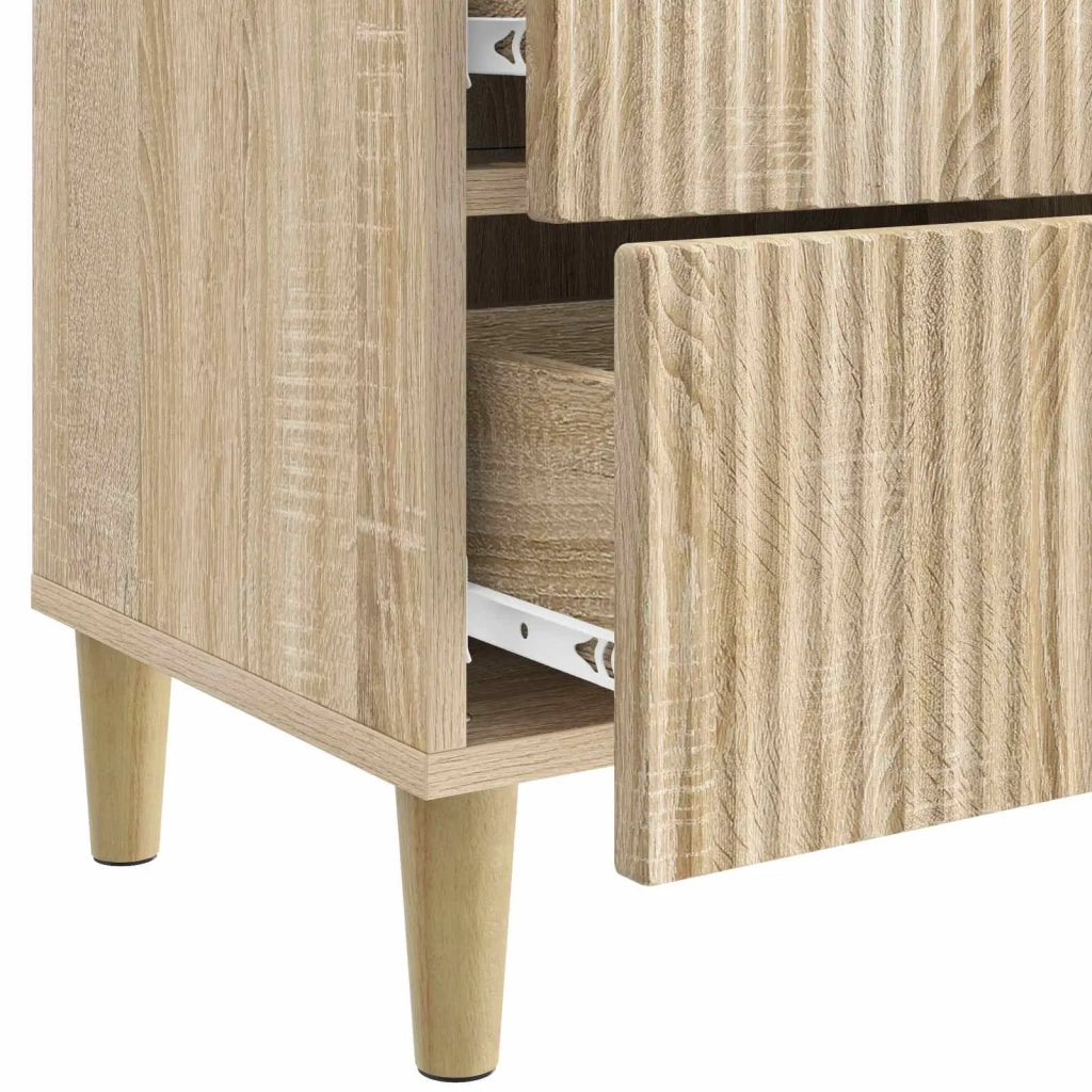 Armadio da Notte con cassetto Rovere Sonoma 43 x 34,5 x 48 cm 894529