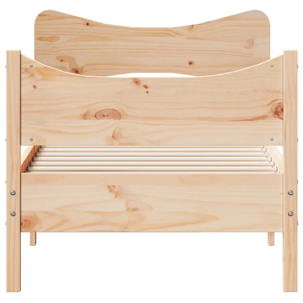 Giroletto senza Materasso 75x190 cm in Legno Massello di Pino 3216405