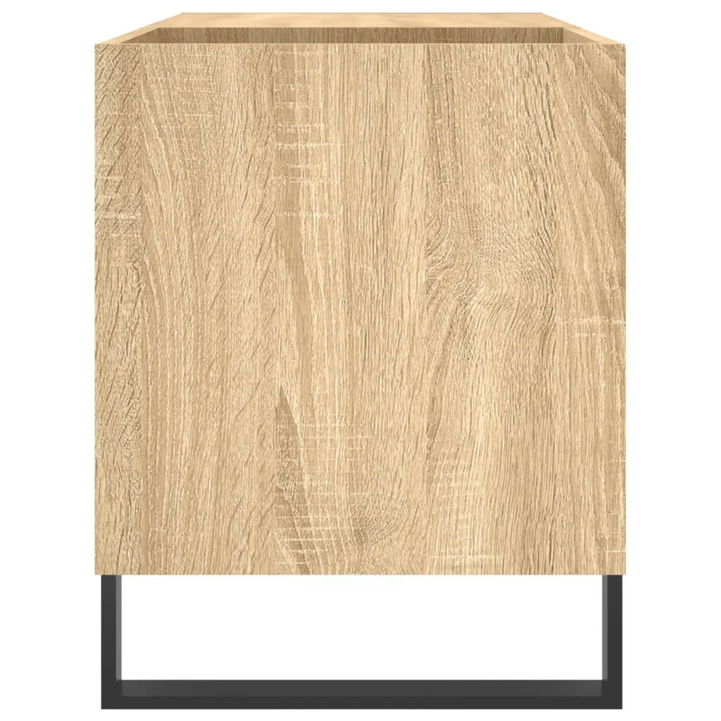 vidaXL Mobile Porta Dischi Rovere Sonoma 85x38x48 cm Legno Multistrato