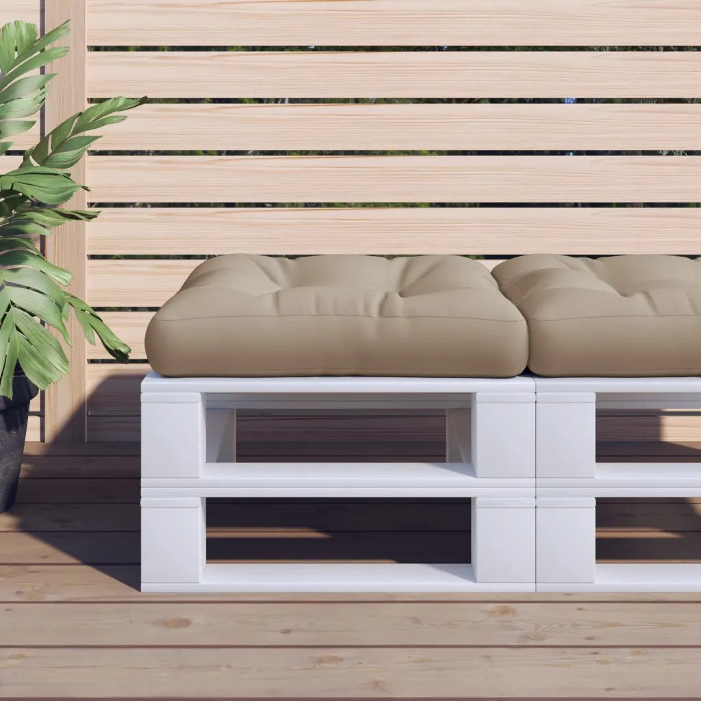 Cuscino per pallet | Cuscini per sedie Tortora 60x60x12 cm in Tessuto