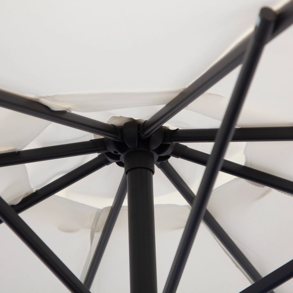Parasole con manovella resistente alle intemperie 3 m x 3 m x 2;5 m in poliestere in acciaio
