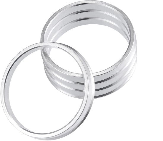 Spaziatori in alluminio leggero - 4 pezzi - Testa centrale - Forma di accoppiamento perfetta - Prevenzione del rumore - Finissaggio preciso - Adattatore di testa