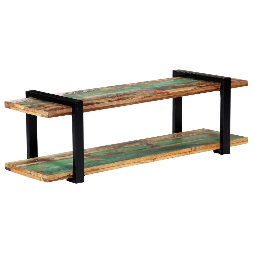 Pratico mobile porta TV/credenza di design 130 cm legno massello di recupero 2502067