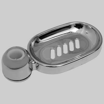 PORTA SAPONE CROMATO PER ASTA SALISCENDI PANAMA  Dm 19     CARDINALE