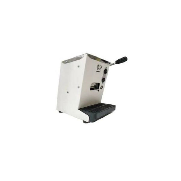 Lollo caffe` nuova lollina+ (bianca) - macchina caffe` espresso a cialde + 40 cialde miscela nera - LOLLINABIANCA