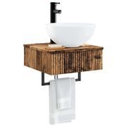 Lavabo da Parete Legno antico 40 x 41 x 40,5 cm CFW1236134