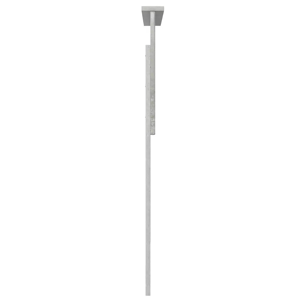 Testiera-Testata-Testiera Decorativa Grigio cemento 90 cm Legno multistrato 137433