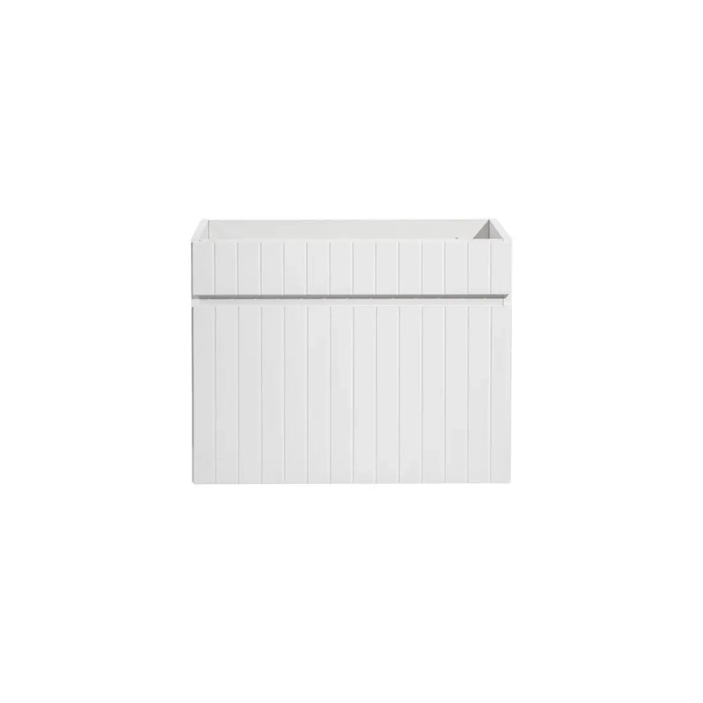Mobile sottolavabo ICON 60 cm – 1 cassetto – Finitura bianco alpino – Mobile sospeso moderno