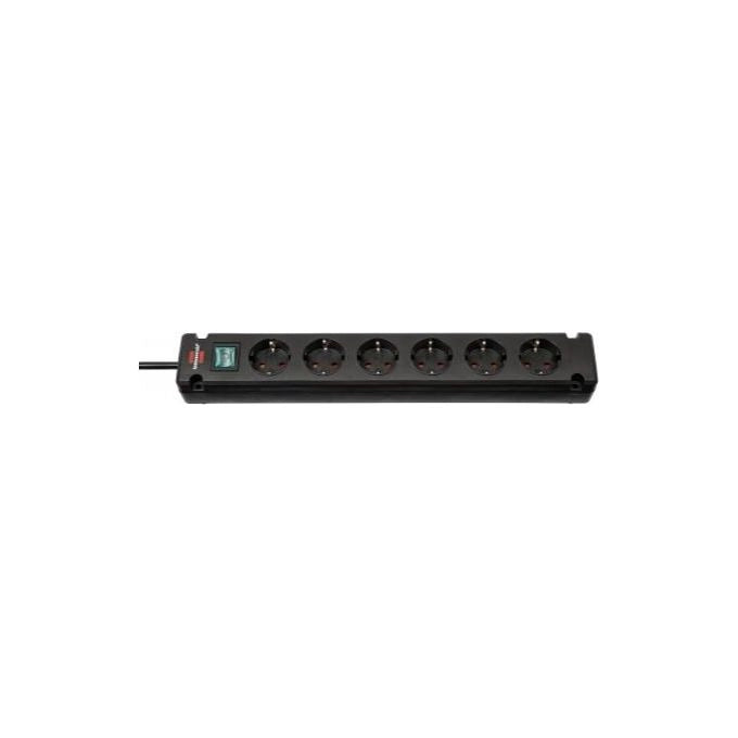 Brennenstuhl 1150650316 prolunghe e multiple 3 m 6 presa(e) AC Interno Nero