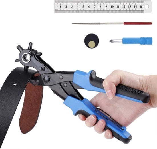 Attrezzo per forare buchi nel cuoio, perforatrice per orologeria, strumento per progetti di fai da te in casa
