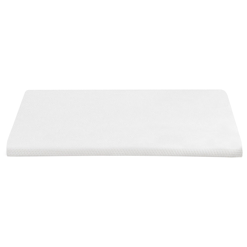 Coprimaterasso in schiuma bianca 180 x 200 cm comfort morbidezza