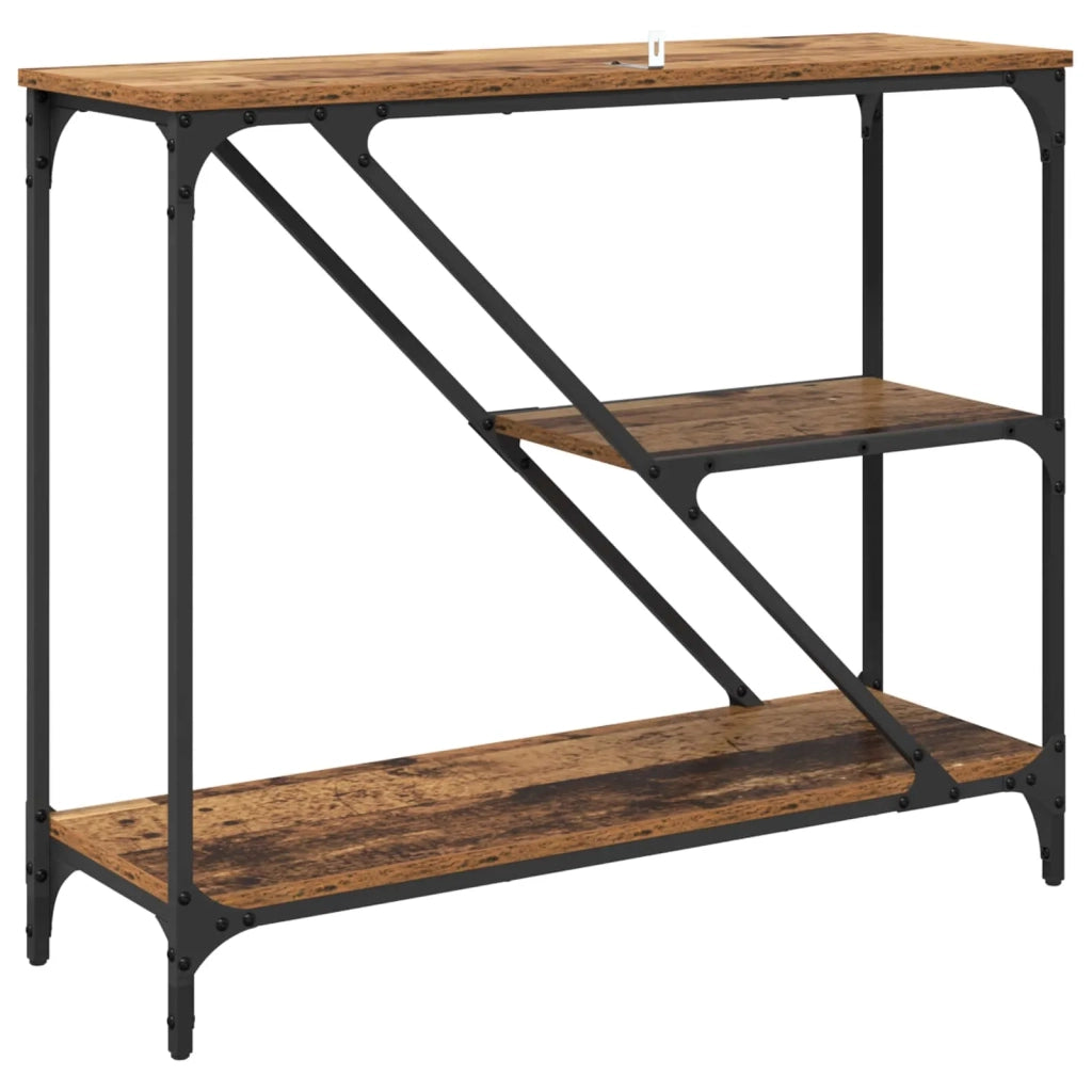 Tavolo consolle Legno vecchio 88,5 x 30 x 75 cm