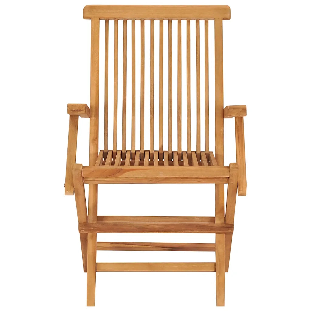 Set da Pranzo da Giardino 5 pz in Legno Massello di Teak 3059582