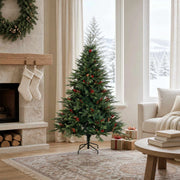 Albero di Natale Artificiale con Rami Pieghevoli 150 cm 42055543