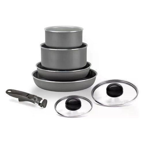 Moneta 0003691428 Innova Bistecchiera 28 cm Rivestimento Antiaderente Naturale Finegres NO PFAS Induzione Alluminio 100% Riciclato colore Nero