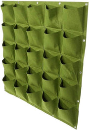 Pianta Verticale con Tasche Multi Pocket per Muro - Contenitore per Erbe in Stile - 25 Tasche - Pianta in Sito con Risparmio di Spazio