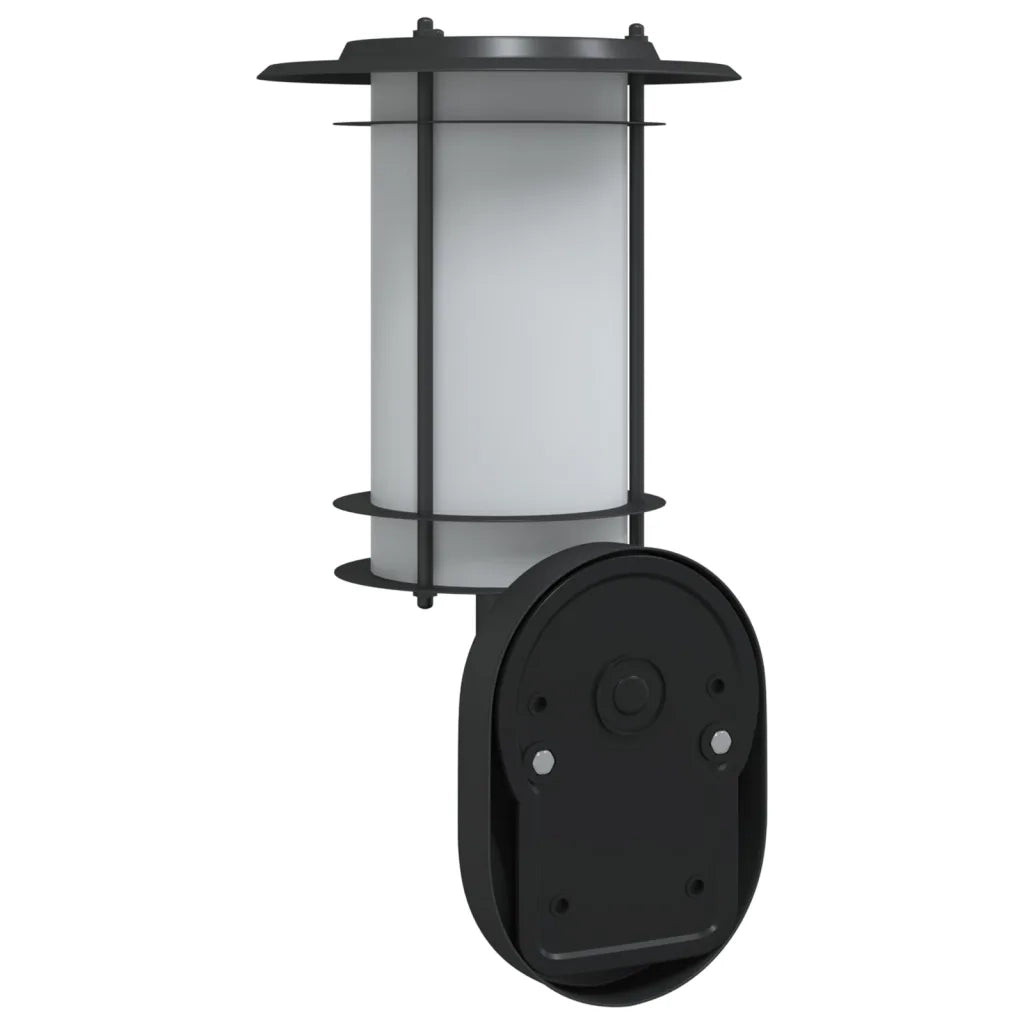 Applique da Esterno con Sensore Nera in Acciaio Inossidabile CFW9785311