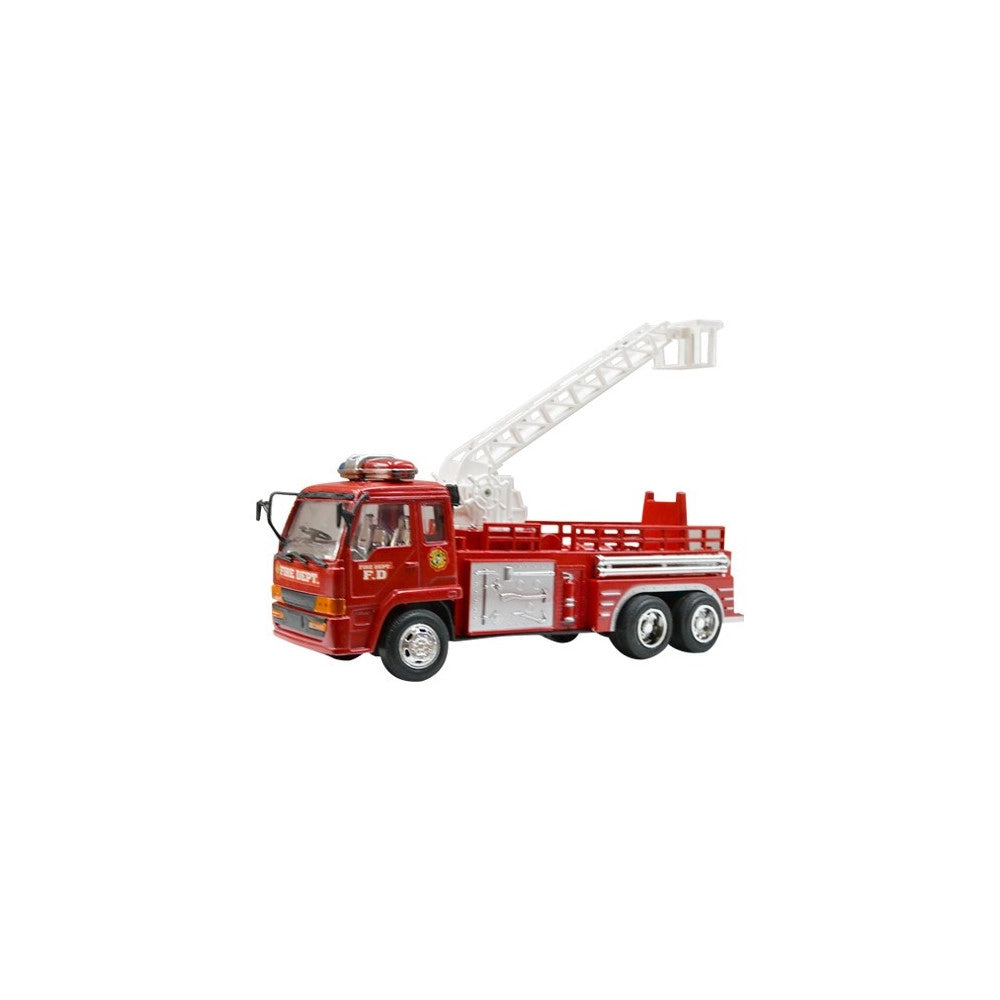Trade Shop - Camion Vigili Del Fuoco Giocattolo Con Scala Di Soccorso Girevole E Allungabile -