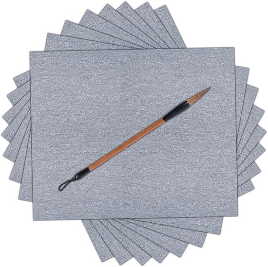 Pannelli di carta per calligrafia riutilizzabili 8 pezzi - 43 x 34 cm - materiale ecocompatibile