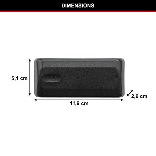 Master Lock 207EURD Portachiavi Magnetico Nascondere Chiavi di Riserva Plastica Antiruggine colore Nero