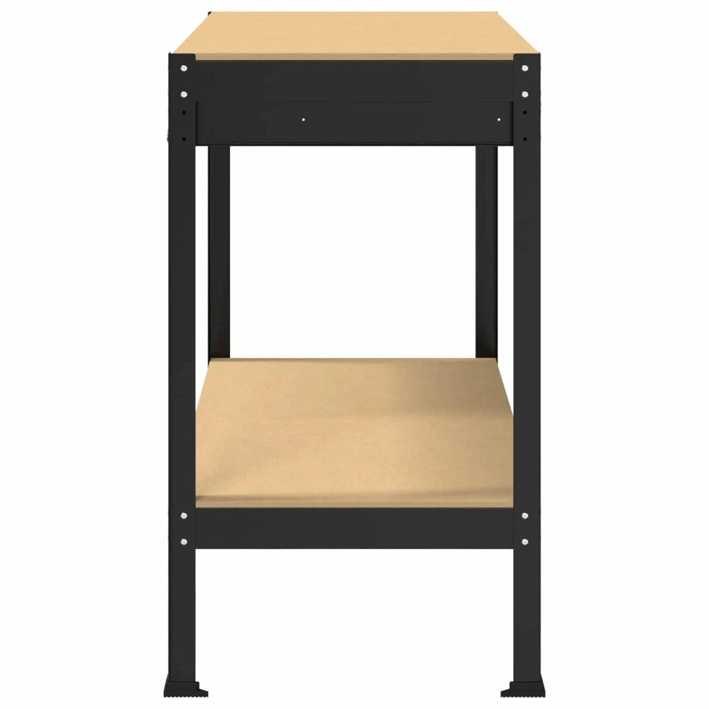 Banco da lavoro con cassetto Nero 114 x 54 x 91 cm CFW8945190