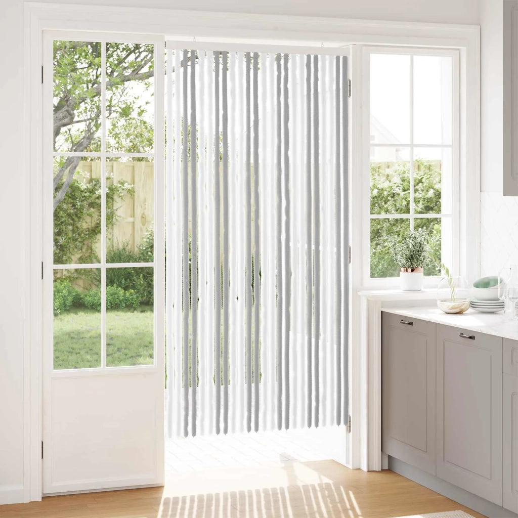 Tenda per insetti in chenille Grigio chiaro e bianco 42034417