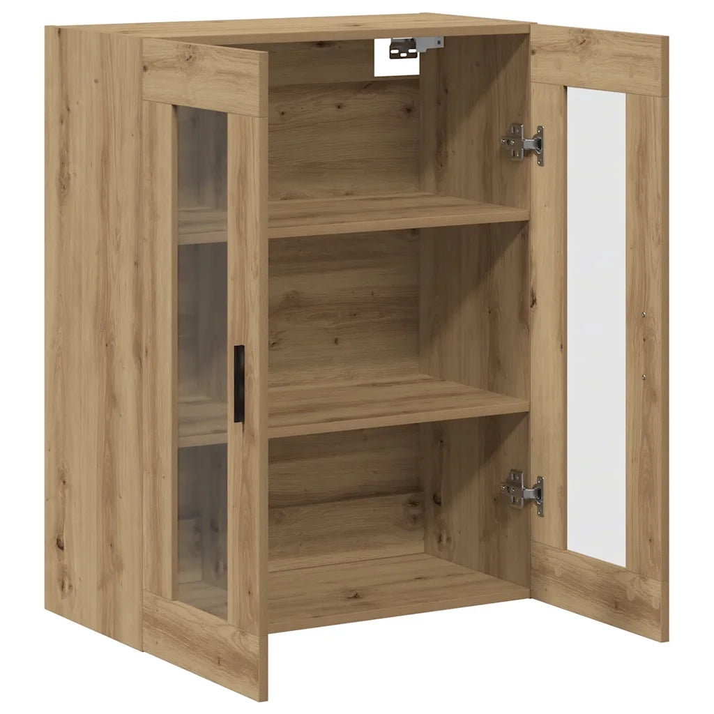 Mobile a Parete Rovere Artigianale 69,5x34x90 cm