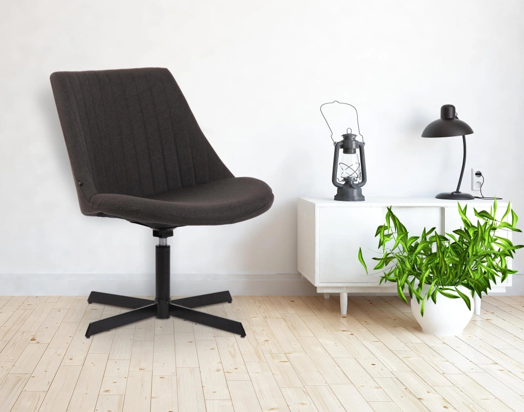 Sedia da Lounge Granby grigio scuro