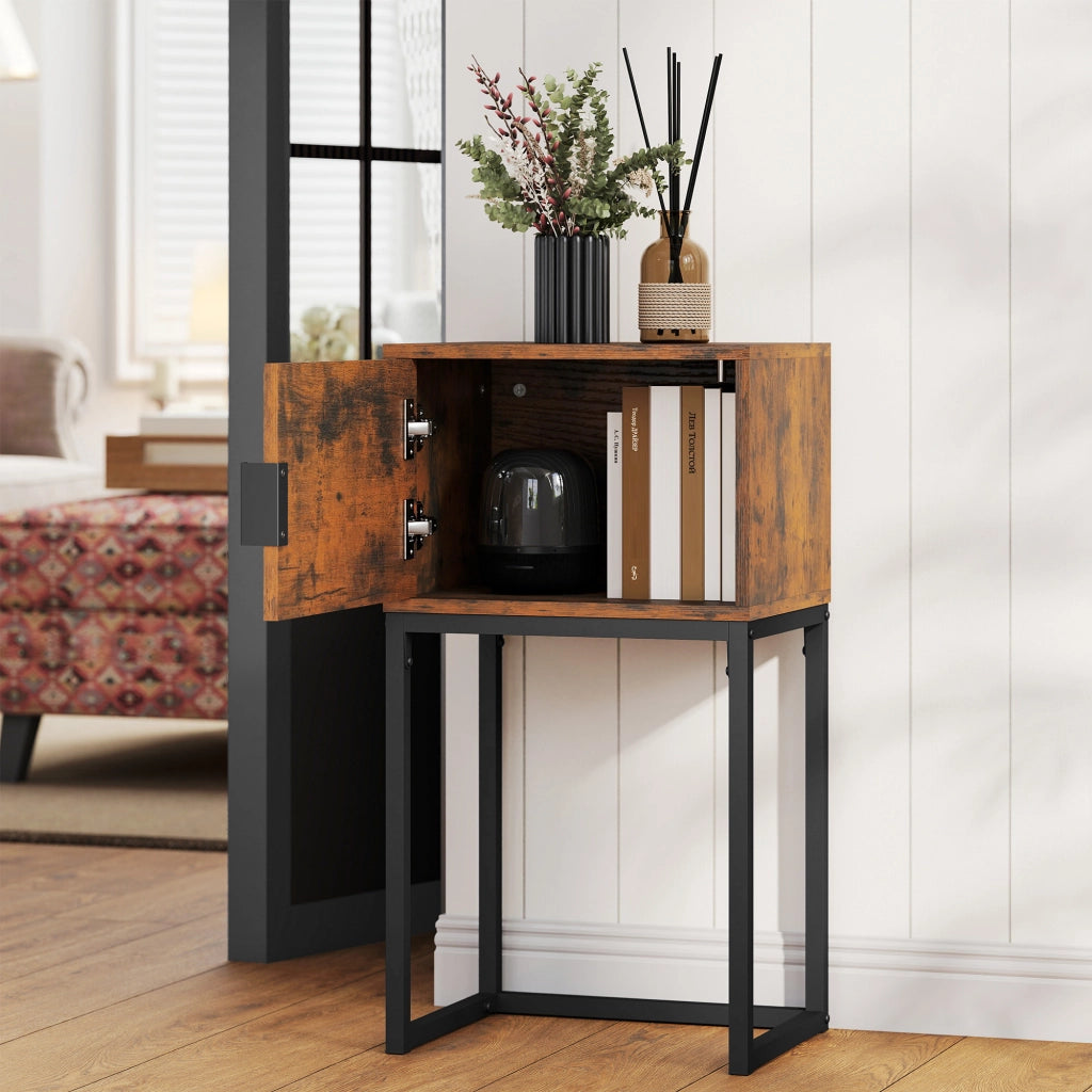 Tavolo consolle ¨C zephmum ¨C Rustico marrone 40x30x76