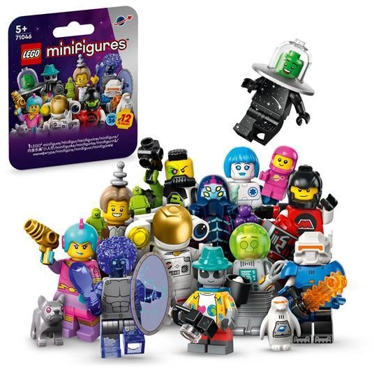 Lego 71046-Minifigures Serie 26,Spazio-12 da collezionare-1 pezzo casuale-LEGO-Eta 5+