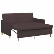 Divano letto | Sof¨¤ letto | Letto singolo Estraibile Marrone Scuro Tessuto