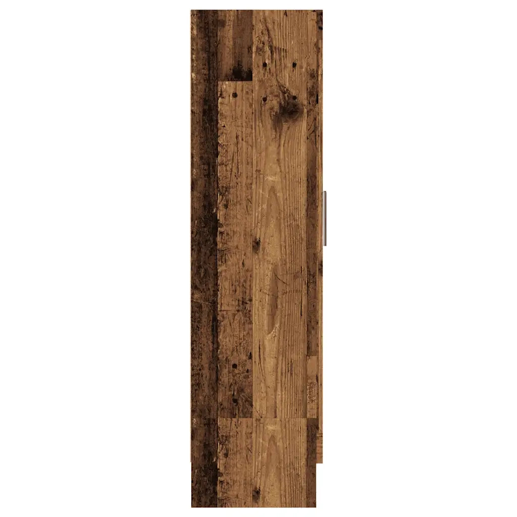 Libreria-Scaffale per Libri-Mobile di Stoccaggio Legno Antico 82,5x30,5x115 cm in Truciolato 576371
