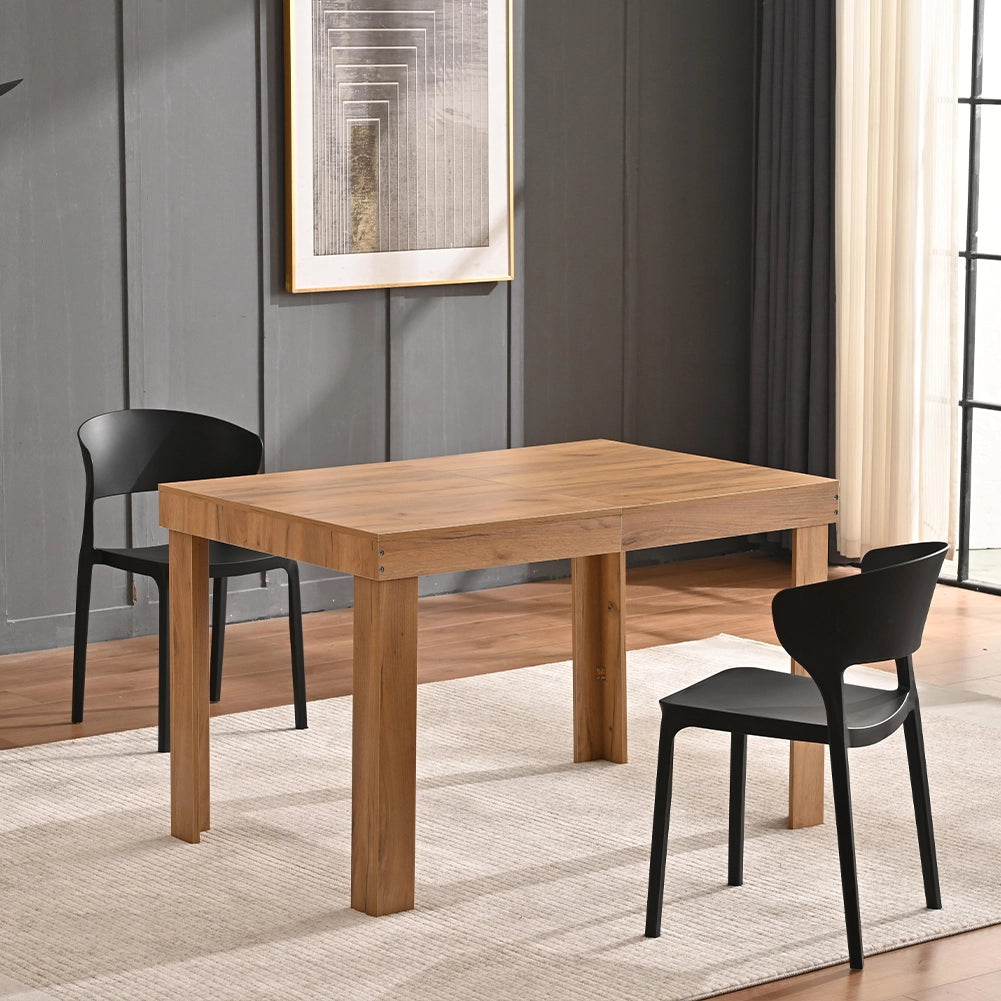 Tavolo da Pranzo Allungabile Fino 6 Posti 120-200cm Quercia Cucina Estensibile