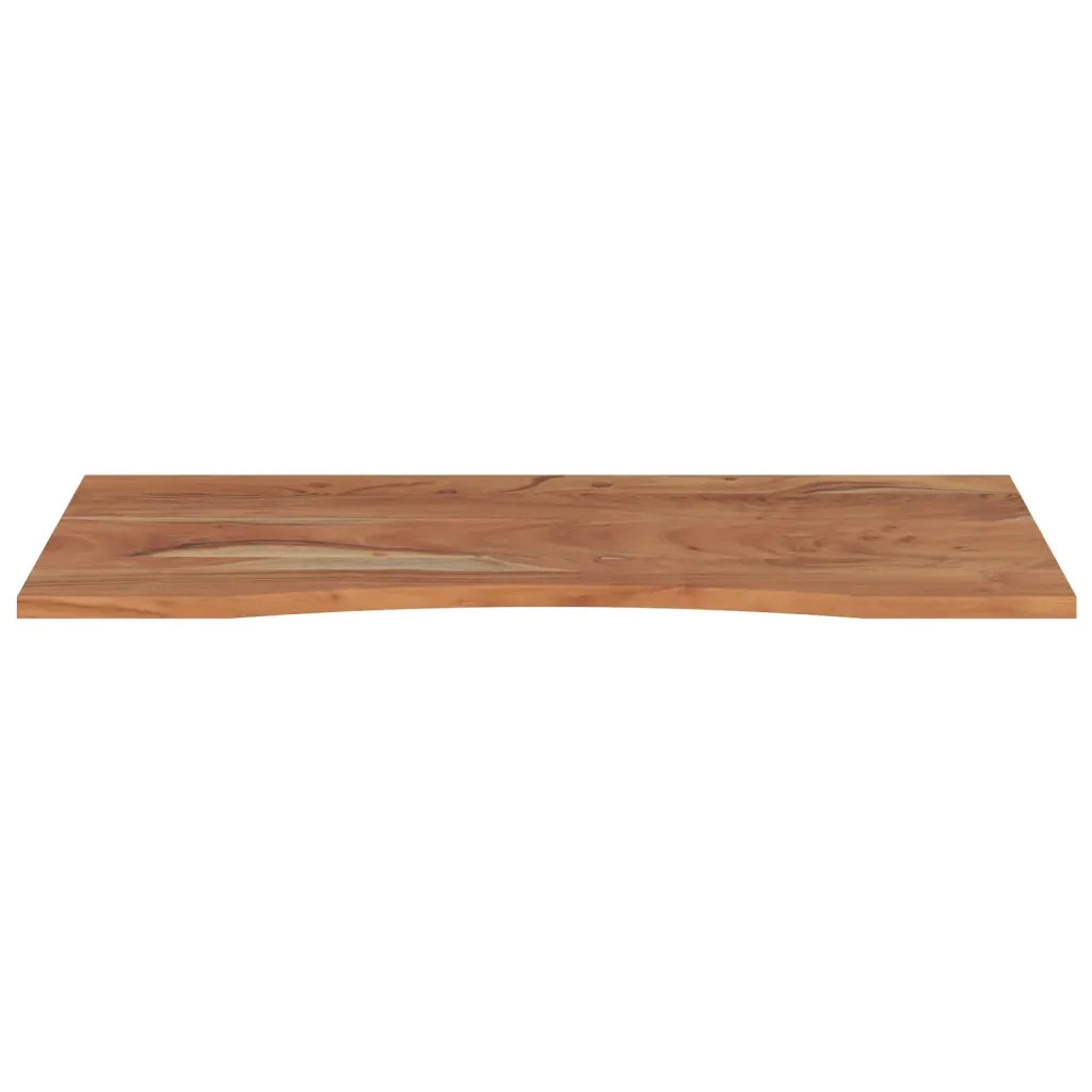 Piano Scrivania 110x60x2,5cm Rettangolare Legno Massello Acacia 370172