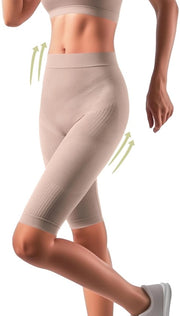 Legginsa Anticellulite per Donna - Sport Legginsa Corta - Correttore Intimo - Shapewear - Struttura a Microfibra - Pelle Sana - Sportshorts