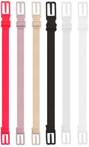 Banda elastica per busto regolabile - Banda antiscivolo per seno - Clip elastica - Adatta a tutti i formati di seno - 6 colori - Fatta di alta qualità poliestere.